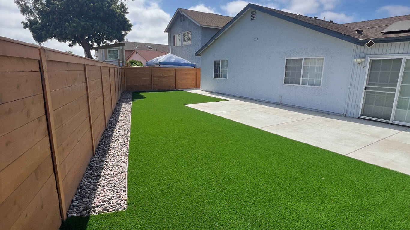 backyard renovation by new age design and build outdoor contractor in San Diego, patio cover, pavers, concrete, artificial turf Landscape contractor in San Diego