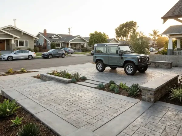 Driveway Mission Hills - New Age Design and Build, San Diego