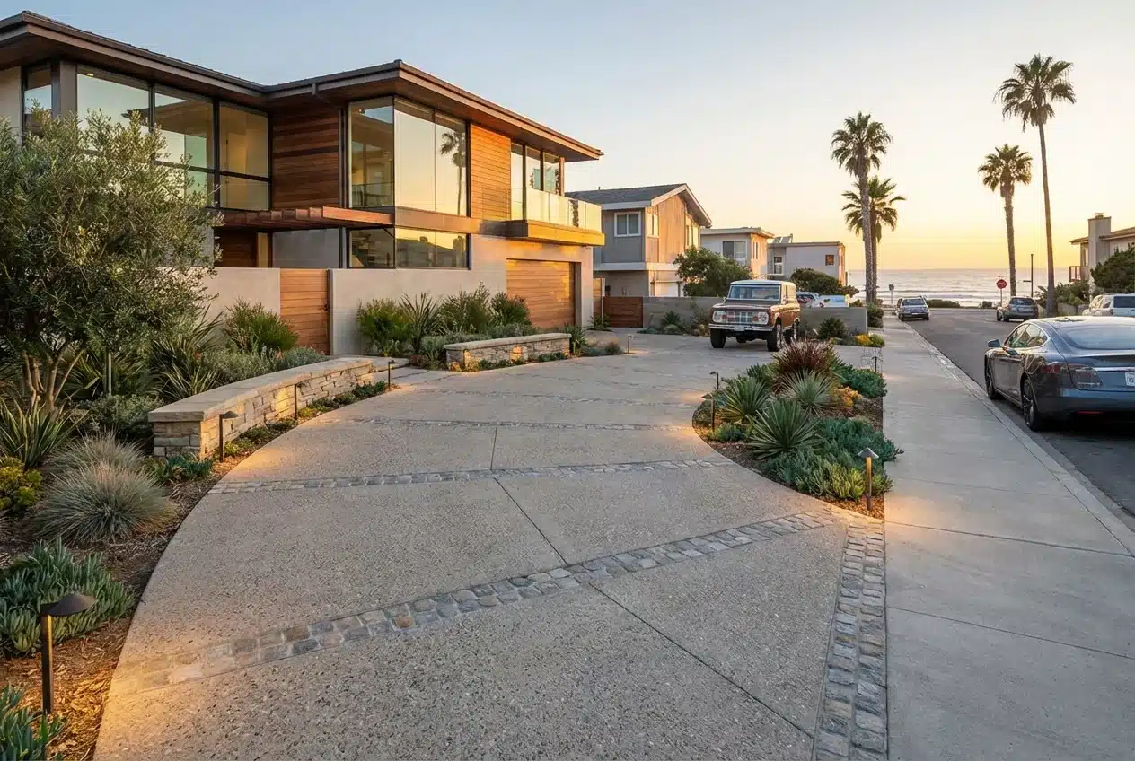 New driveway in North Park
